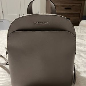 Gray Michael Kors Backpack